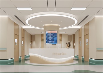 醫院康復門診部裝修設計效果圖
