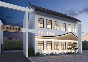 湖州社區中醫館設計案例效果圖