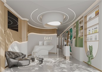 金華口腔醫院裝修設計案例效果圖