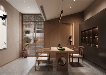 中醫健康養生中心裝修設計案例效果圖