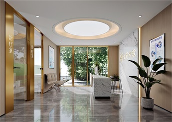 桐廬口腔診所裝修設計案例效果圖