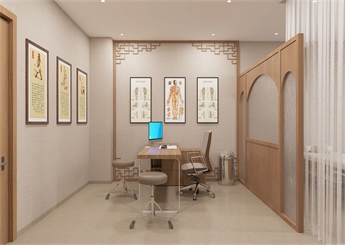 中醫院綜合門診部裝修設計案例效果圖