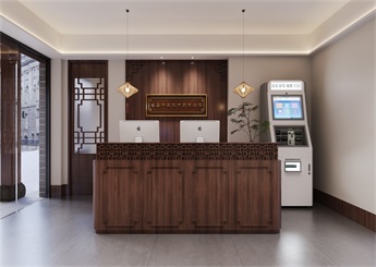 溫州中醫院外治館裝修設計案例效果圖