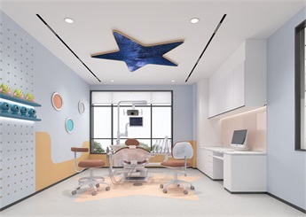 四川口腔診所設計裝修案例效果圖