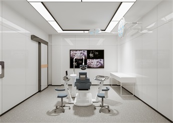 江蘇口腔診所裝修設計案例效果圖