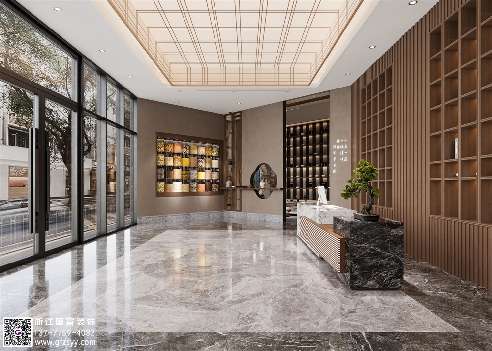 義烏中醫館裝修公司_浙江國富裝飾